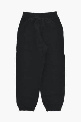 Brushed Cotton Joggers with Embossed Logo