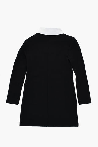 Solid-Color Shirt Dress With Iconic Buttons