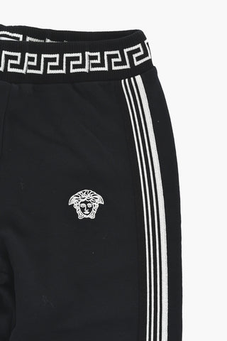 Brushed Cotton Joggers with Contrast Details