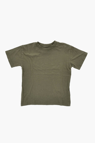 Solid-Color Cotton Crewneck T-Shirt