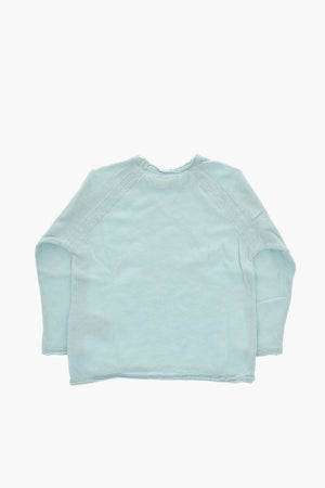 Leichter Rundhals-Pullover aus Baumwolle