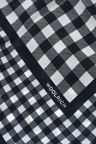 Silk Gingham Scarf