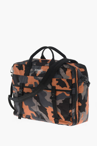 3-Wege-Tasche aus Nylon mit Camouflage-Effekt
