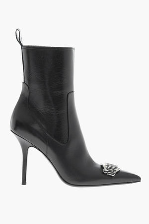 Stivaletti GOTHIC DSQUARED in Pelle con Dettaglio in Metallo Tacco 11cm