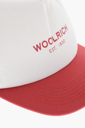 Cotton and Mesh Two-Tone Baseball Cap