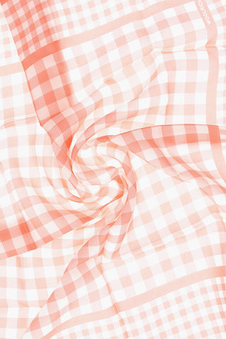 Foulard in Pura Seta a Quadri