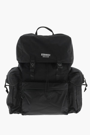 Uni-Nylon Maxi-Rucksack mit aufgedrucktem Logo