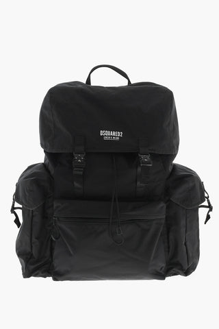 Uni-Nylon Maxi-Rucksack mit aufgedrucktem Logo
