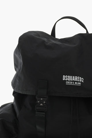 Uni-Nylon Maxi-Rucksack mit aufgedrucktem Logo