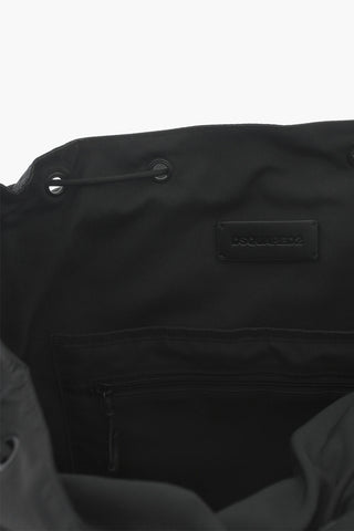 Uni-Nylon Maxi-Rucksack mit aufgedrucktem Logo