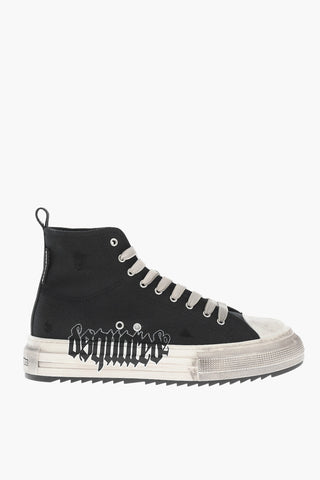 High-Top-Sneaker BERLIN aus Canvas im Vintage-Look