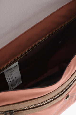 AIME' LEON DORE Messenger-Bag aus Baumwolle und Nylon mit aufgedrucktem Logo