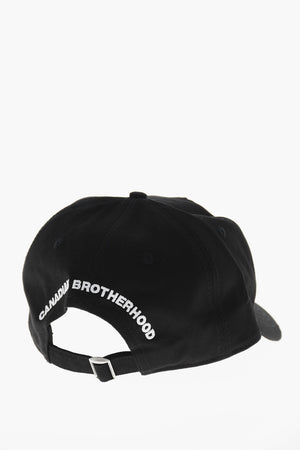 Baseballcap in Uni mit aufgedrucktem Logo