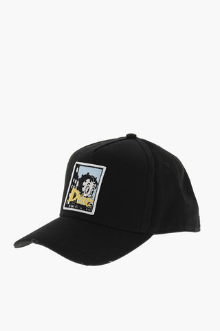BETTY BOOP Baseballcap in Uni mit besticktem Patch