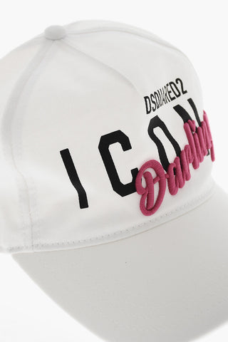 ICON Cotton Gabardine Baseball Cap with Relief Detail