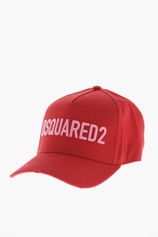 Cappello Baseball in Tinta Unita con Logo in Rilievo