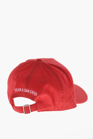 Cappello Baseball in Tinta Unita con Logo in Rilievo