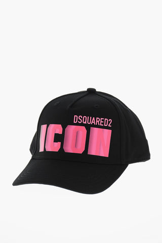 ICON Baseballcap in Uni mit Neon-Print