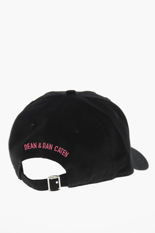 ICON Baseballcap in Uni mit Neon-Print
