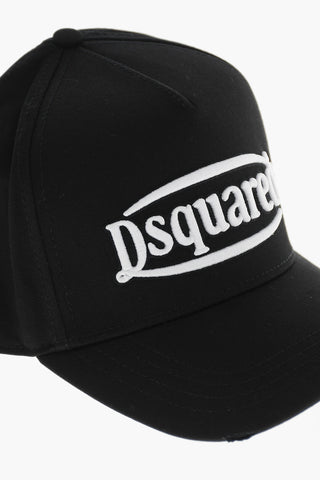 Cappello Baseball in Tinta Unita con Logo a Contrasto