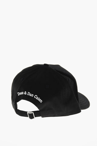 Cappello Baseball in Tinta Unita con Logo a Contrasto