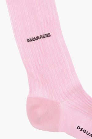 Lange Gerippte Baumwollsocken