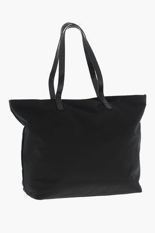 ICON Nylon-Tote Mit Lederbesätzen Und Passendem Münzetui