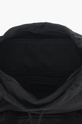Zaino in Nylon Multitasca con Logo Stampato