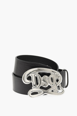 Cintura in Pelle con Fibbia Logata 40mm