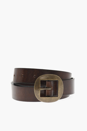 단색 가죽 벨트 30mm