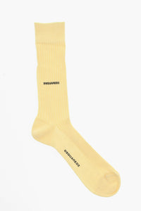 Lange Baumwoll-Rippsocken