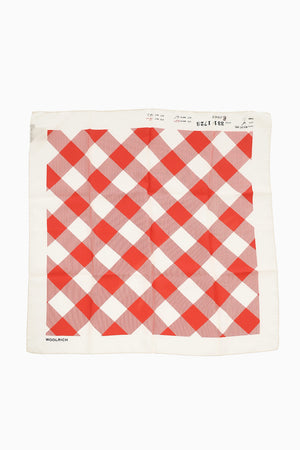 Pure Silk Buffalo Check Scarf