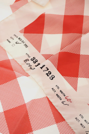 Pure Silk Buffalo Check Scarf