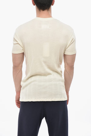 MM1 MM10 Geripptes T-Shirt Mit Rundhalsausschnitt