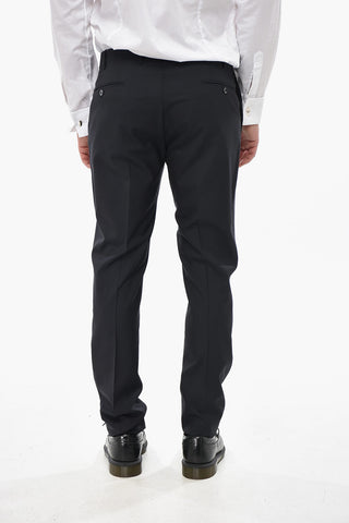 CODE Doppelreiher-Anzug mit Spitzenrevers in Satin