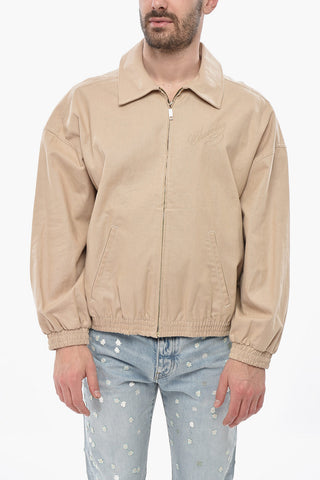 Overshirt KENDRICK In Lino e Cotone con Logo Tono su Tono