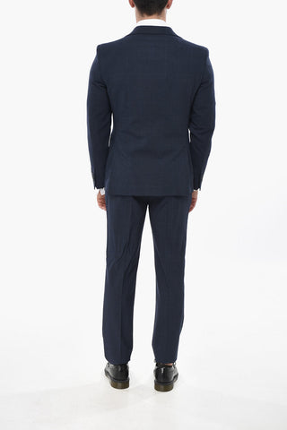 CC COLLECTION 3-Piece Wool-Blend Suit in District Check