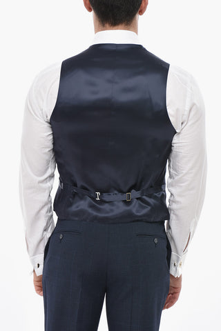 CC COLLECTION 3-Piece Wool-Blend Suit in District Check