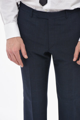 CC COLLECTION 3-Piece Wool-Blend Suit in District Check