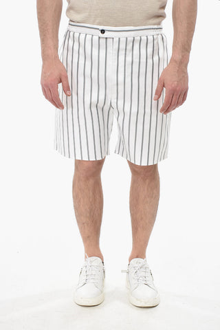 Gestreifte Shorts mit Gummibund