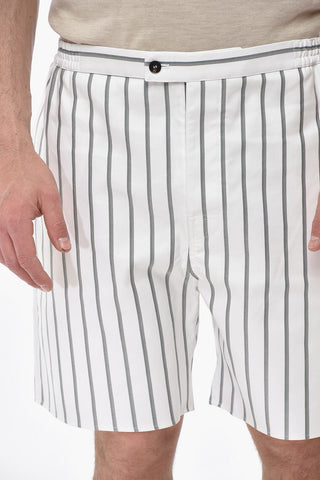 Gestreifte Shorts mit Gummibund