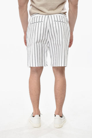 Gestreifte Shorts mit Gummibund