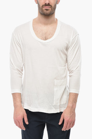 T-Shirt aus Baumwoll-Jersey mit aufgesetzter Tasche