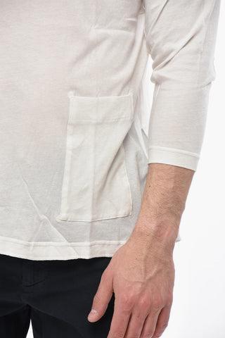T-Shirt aus Baumwoll-Jersey mit aufgesetzter Tasche