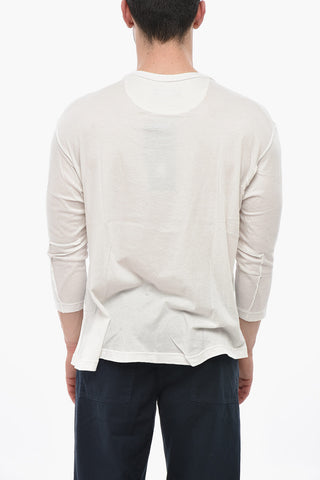 T-Shirt aus Baumwoll-Jersey mit aufgesetzter Tasche