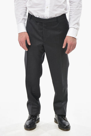 CC COLLECTION Virgin Wool Suit with Flap Pockets