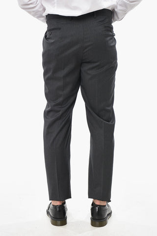 CC COLLECTION Virgin Wool Suit with Flap Pockets