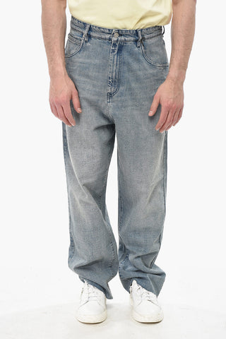 Regular Fit Jeans HAND PILLED with 29cm Raw Hem