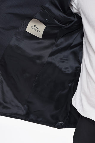 CC COLLECTION 버진 울 디스트릭트 체크 블레이저 RIGHT