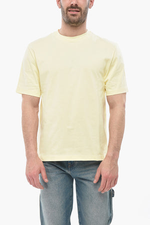 Solid Cotton Crewneck T-Shirt